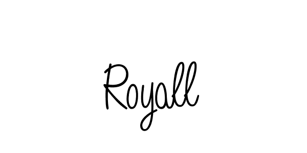The best way (Angelique-Rose-font-FFP) to make a short signature is to pick only two or three words in your name. The name Royall include a total of six letters. For converting this name. Royall signature style 5 images and pictures png