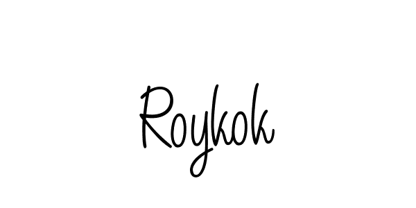 It looks lik you need a new signature style for name Roykok. Design unique handwritten (Angelique-Rose-font-FFP) signature with our free signature maker in just a few clicks. Roykok signature style 5 images and pictures png