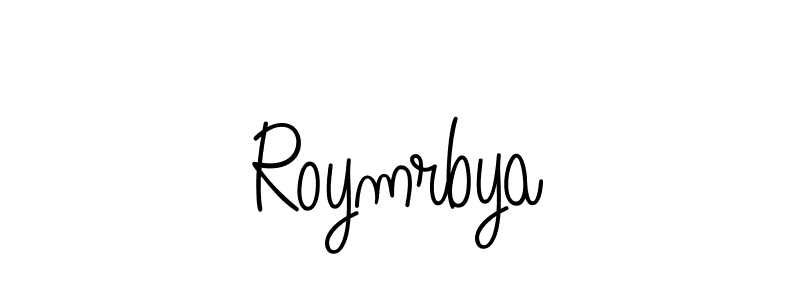 Roymrbya stylish signature style. Best Handwritten Sign (Angelique-Rose-font-FFP) for my name. Handwritten Signature Collection Ideas for my name Roymrbya. Roymrbya signature style 5 images and pictures png
