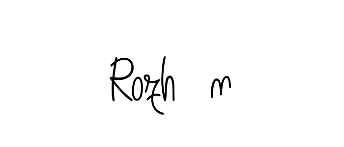 Similarly Angelique-Rose-font-FFP is the best handwritten signature design. Signature creator online .You can use it as an online autograph creator for name Rozhİn. Rozhİn signature style 5 images and pictures png