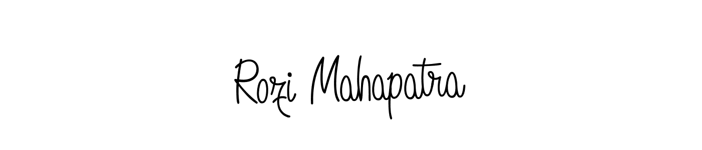 Once you've used our free online signature maker to create your best signature Angelique-Rose-font-FFP style, it's time to enjoy all of the benefits that Rozi Mahapatra name signing documents. Rozi Mahapatra signature style 5 images and pictures png