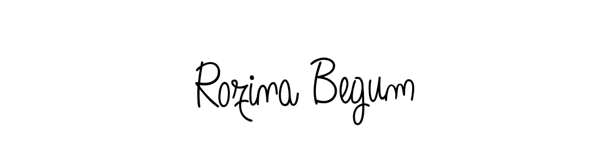 How to Draw Rozina Begum signature style? Angelique-Rose-font-FFP is a latest design signature styles for name Rozina Begum. Rozina Begum signature style 5 images and pictures png