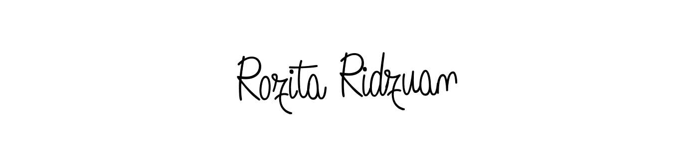 Similarly Angelique-Rose-font-FFP is the best handwritten signature design. Signature creator online .You can use it as an online autograph creator for name Rozita Ridzuan. Rozita Ridzuan signature style 5 images and pictures png