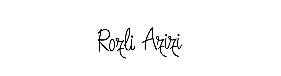 Similarly Angelique-Rose-font-FFP is the best handwritten signature design. Signature creator online .You can use it as an online autograph creator for name Rozli Azizi. Rozli Azizi signature style 5 images and pictures png