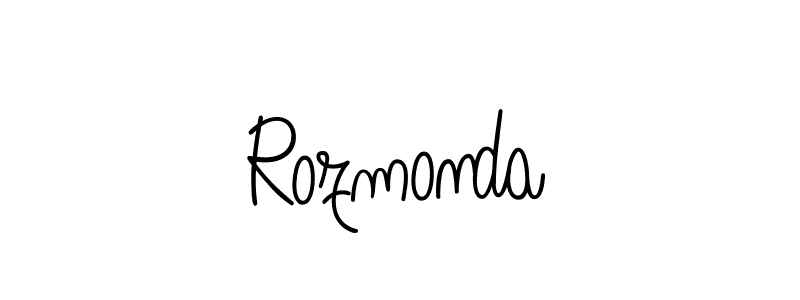 Angelique-Rose-font-FFP is a professional signature style that is perfect for those who want to add a touch of class to their signature. It is also a great choice for those who want to make their signature more unique. Get Rozmonda name to fancy signature for free. Rozmonda signature style 5 images and pictures png