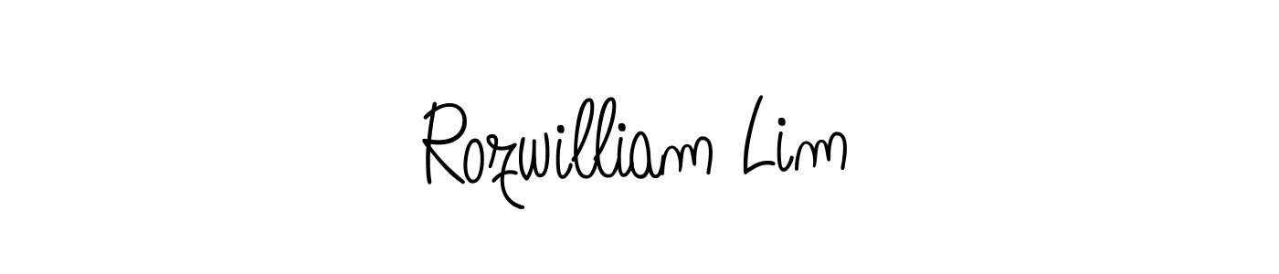 You can use this online signature creator to create a handwritten signature for the name Rozwilliam Lim. This is the best online autograph maker. Rozwilliam Lim signature style 5 images and pictures png