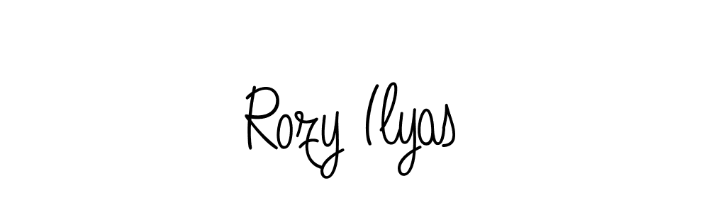 You can use this online signature creator to create a handwritten signature for the name Rozy Ilyas. This is the best online autograph maker. Rozy Ilyas signature style 5 images and pictures png