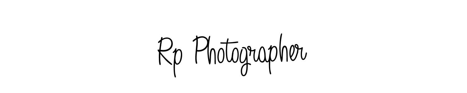 Design your own signature with our free online signature maker. With this signature software, you can create a handwritten (Angelique-Rose-font-FFP) signature for name Rp Photographer. Rp Photographer signature style 5 images and pictures png