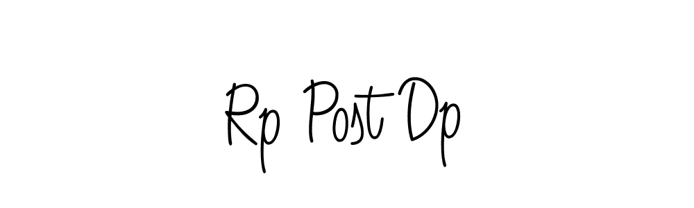 Once you've used our free online signature maker to create your best signature Angelique-Rose-font-FFP style, it's time to enjoy all of the benefits that Rp Post Dp name signing documents. Rp Post Dp signature style 5 images and pictures png