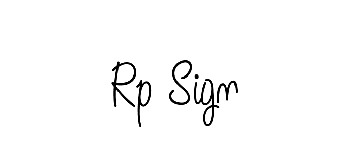 Make a beautiful signature design for name Rp Sign. With this signature (Angelique-Rose-font-FFP) style, you can create a handwritten signature for free. Rp Sign signature style 5 images and pictures png