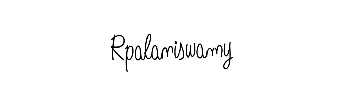 You should practise on your own different ways (Angelique-Rose-font-FFP) to write your name (Rpalaniswamy) in signature. don't let someone else do it for you. Rpalaniswamy signature style 5 images and pictures png