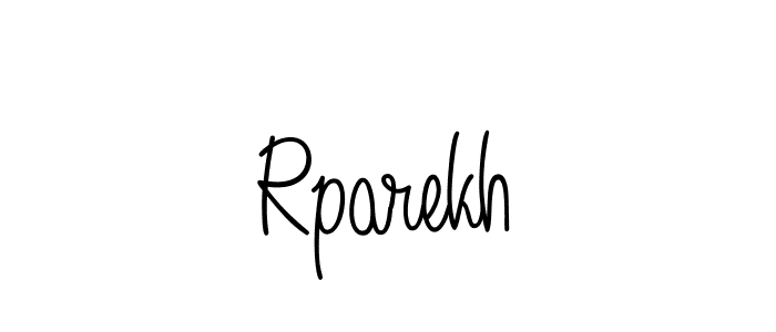 Make a beautiful signature design for name Rparekh. Use this online signature maker to create a handwritten signature for free. Rparekh signature style 5 images and pictures png