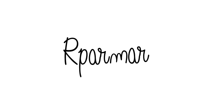 Rparmar stylish signature style. Best Handwritten Sign (Angelique-Rose-font-FFP) for my name. Handwritten Signature Collection Ideas for my name Rparmar. Rparmar signature style 5 images and pictures png