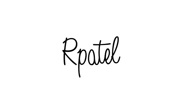 Make a beautiful signature design for name Rpatel. Use this online signature maker to create a handwritten signature for free. Rpatel signature style 5 images and pictures png