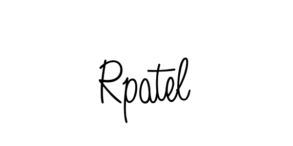 The best way (Angelique-Rose-font-FFP) to make a short signature is to pick only two or three words in your name. The name Rpatel include a total of six letters. For converting this name. Rpatel signature style 5 images and pictures png