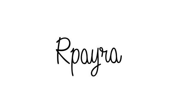 Create a beautiful signature design for name Rpayra. With this signature (Angelique-Rose-font-FFP) fonts, you can make a handwritten signature for free. Rpayra signature style 5 images and pictures png
