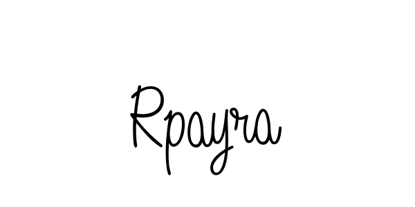 Create a beautiful signature design for name Rpayra. With this signature (Angelique-Rose-font-FFP) fonts, you can make a handwritten signature for free. Rpayra signature style 5 images and pictures png