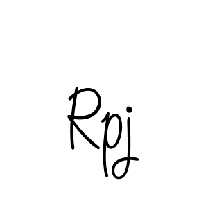 Best and Professional Signature Style for Rpj. Angelique-Rose-font-FFP Best Signature Style Collection. Rpj signature style 5 images and pictures png