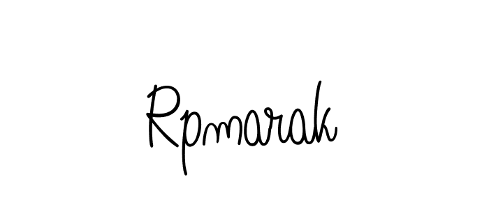 How to make Rpmarak name signature. Use Angelique-Rose-font-FFP style for creating short signs online. This is the latest handwritten sign. Rpmarak signature style 5 images and pictures png