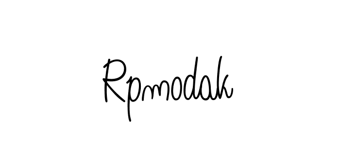 Design your own signature with our free online signature maker. With this signature software, you can create a handwritten (Angelique-Rose-font-FFP) signature for name Rpmodak. Rpmodak signature style 5 images and pictures png