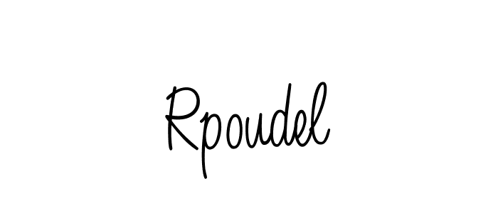 Check out images of Autograph of Rpoudel name. Actor Rpoudel Signature Style. Angelique-Rose-font-FFP is a professional sign style online. Rpoudel signature style 5 images and pictures png