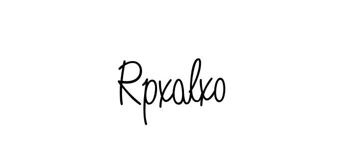 The best way (Angelique-Rose-font-FFP) to make a short signature is to pick only two or three words in your name. The name Rpxalxo include a total of six letters. For converting this name. Rpxalxo signature style 5 images and pictures png