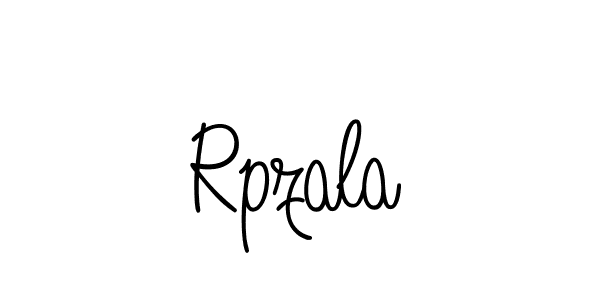 Rpzala stylish signature style. Best Handwritten Sign (Angelique-Rose-font-FFP) for my name. Handwritten Signature Collection Ideas for my name Rpzala. Rpzala signature style 5 images and pictures png