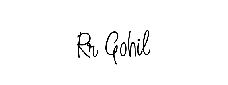 Also we have Rr Gohil name is the best signature style. Create professional handwritten signature collection using Angelique-Rose-font-FFP autograph style. Rr Gohil signature style 5 images and pictures png