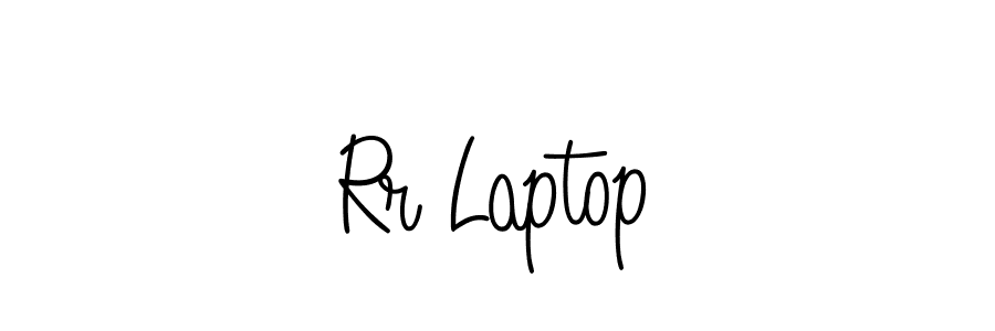 Design your own signature with our free online signature maker. With this signature software, you can create a handwritten (Angelique-Rose-font-FFP) signature for name Rr Laptop. Rr Laptop signature style 5 images and pictures png
