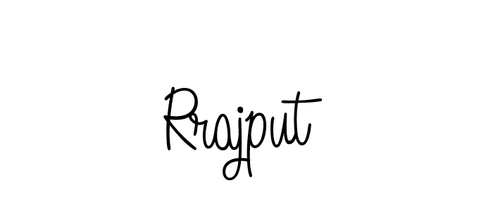 Rrajput stylish signature style. Best Handwritten Sign (Angelique-Rose-font-FFP) for my name. Handwritten Signature Collection Ideas for my name Rrajput. Rrajput signature style 5 images and pictures png