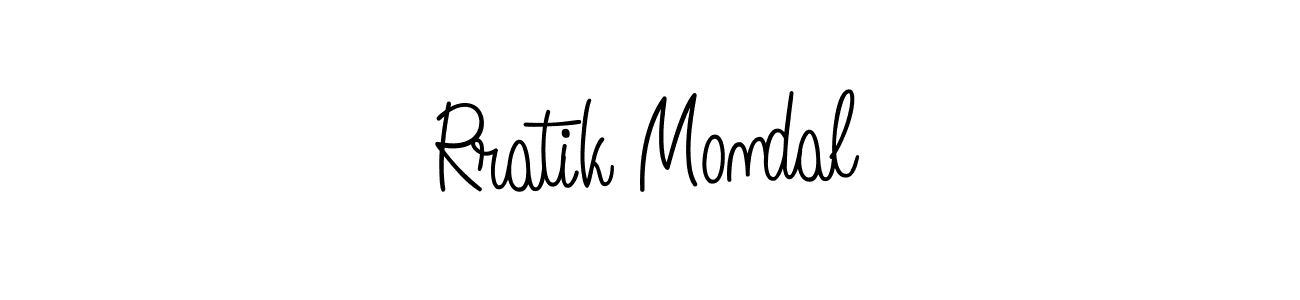 Design your own signature with our free online signature maker. With this signature software, you can create a handwritten (Angelique-Rose-font-FFP) signature for name Rratik Mondal. Rratik Mondal signature style 5 images and pictures png