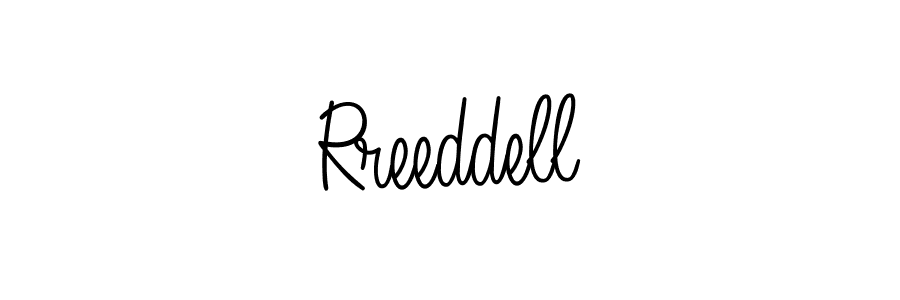 How to make Rreeddell name signature. Use Angelique-Rose-font-FFP style for creating short signs online. This is the latest handwritten sign. Rreeddell signature style 5 images and pictures png