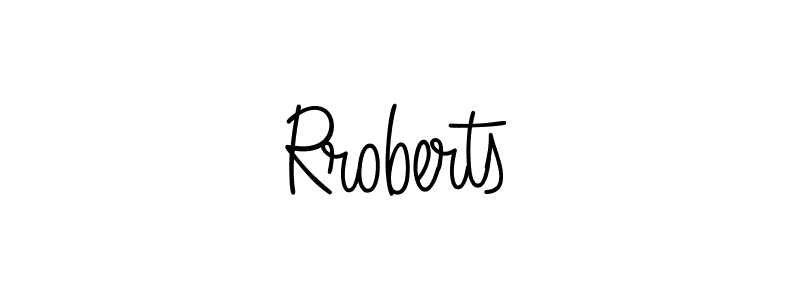 Also we have Rroberts name is the best signature style. Create professional handwritten signature collection using Angelique-Rose-font-FFP autograph style. Rroberts signature style 5 images and pictures png