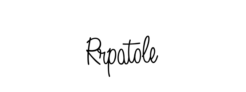 Make a beautiful signature design for name Rrpatole. With this signature (Angelique-Rose-font-FFP) style, you can create a handwritten signature for free. Rrpatole signature style 5 images and pictures png