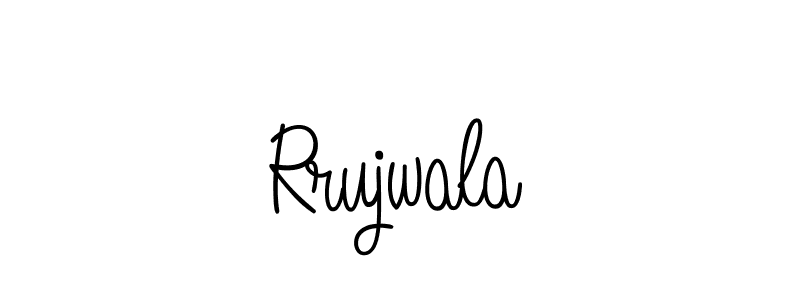 How to Draw Rrujwala signature style? Angelique-Rose-font-FFP is a latest design signature styles for name Rrujwala. Rrujwala signature style 5 images and pictures png