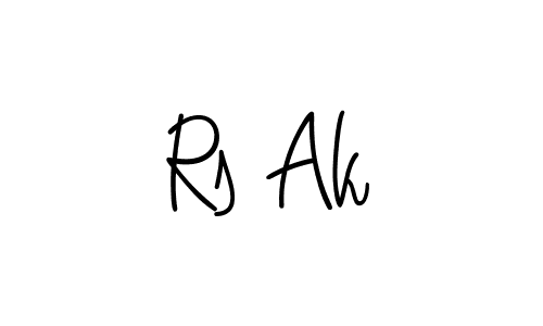 How to Draw Rs Ak signature style? Angelique-Rose-font-FFP is a latest design signature styles for name Rs Ak. Rs Ak signature style 5 images and pictures png