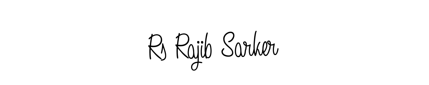 Make a short Rs Rajib Sarker signature style. Manage your documents anywhere anytime using Angelique-Rose-font-FFP. Create and add eSignatures, submit forms, share and send files easily. Rs Rajib Sarker signature style 5 images and pictures png