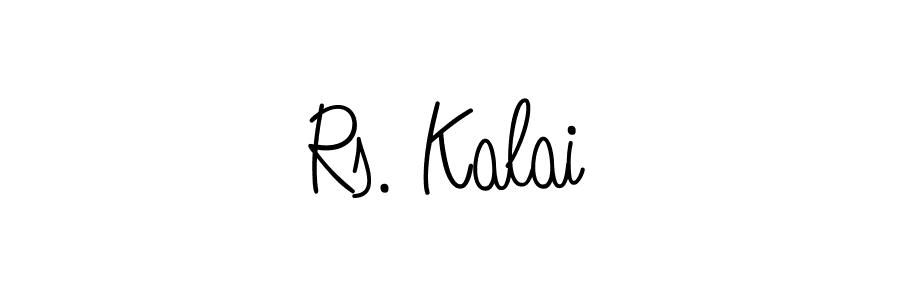 Best and Professional Signature Style for Rs. Kalai. Angelique-Rose-font-FFP Best Signature Style Collection. Rs. Kalai signature style 5 images and pictures png