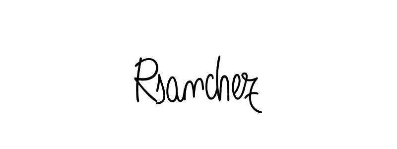 Check out images of Autograph of Rsanchez name. Actor Rsanchez Signature Style. Angelique-Rose-font-FFP is a professional sign style online. Rsanchez signature style 5 images and pictures png