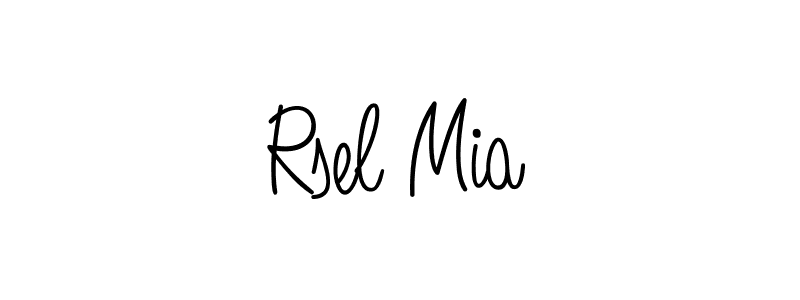 It looks lik you need a new signature style for name Rsel Mia. Design unique handwritten (Angelique-Rose-font-FFP) signature with our free signature maker in just a few clicks. Rsel Mia signature style 5 images and pictures png