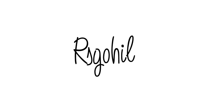 How to Draw Rsgohil signature style? Angelique-Rose-font-FFP is a latest design signature styles for name Rsgohil. Rsgohil signature style 5 images and pictures png