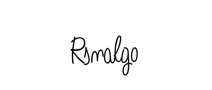 Rsnalgo stylish signature style. Best Handwritten Sign (Angelique-Rose-font-FFP) for my name. Handwritten Signature Collection Ideas for my name Rsnalgo. Rsnalgo signature style 5 images and pictures png