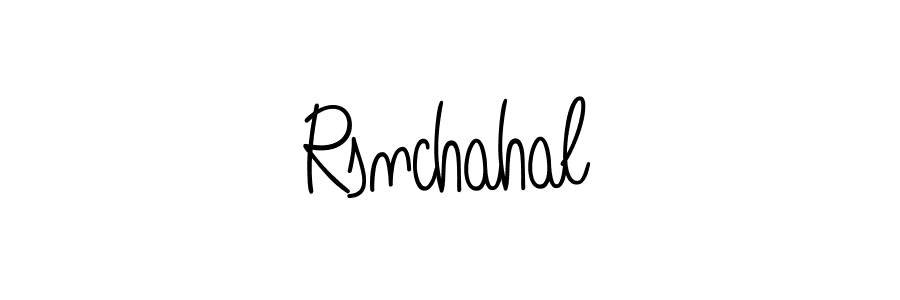 The best way (Angelique-Rose-font-FFP) to make a short signature is to pick only two or three words in your name. The name Rsnchahal include a total of six letters. For converting this name. Rsnchahal signature style 5 images and pictures png