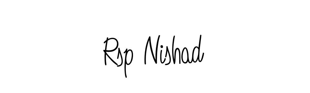 Create a beautiful signature design for name Rsp Nishad. With this signature (Angelique-Rose-font-FFP) fonts, you can make a handwritten signature for free. Rsp Nishad signature style 5 images and pictures png