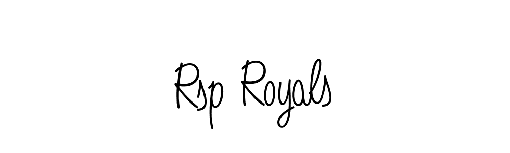 Create a beautiful signature design for name Rsp Royals. With this signature (Angelique-Rose-font-FFP) fonts, you can make a handwritten signature for free. Rsp Royals signature style 5 images and pictures png