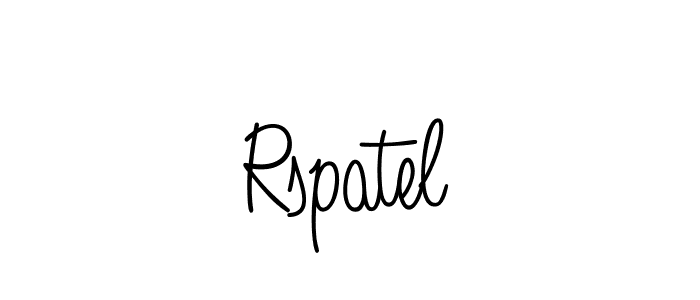 Similarly Angelique-Rose-font-FFP is the best handwritten signature design. Signature creator online .You can use it as an online autograph creator for name Rspatel. Rspatel signature style 5 images and pictures png