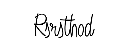Make a beautiful signature design for name Rsrsthod. Use this online signature maker to create a handwritten signature for free. Rsrsthod signature style 5 images and pictures png