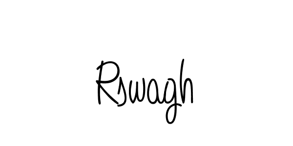 Use a signature maker to create a handwritten signature online. With this signature software, you can design (Angelique-Rose-font-FFP) your own signature for name Rswagh. Rswagh signature style 5 images and pictures png