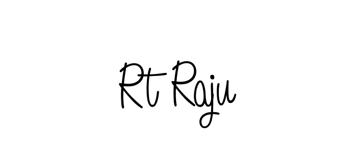 It looks lik you need a new signature style for name Rt Raju. Design unique handwritten (Angelique-Rose-font-FFP) signature with our free signature maker in just a few clicks. Rt Raju signature style 5 images and pictures png