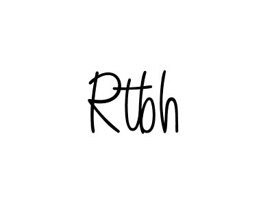 Once you've used our free online signature maker to create your best signature Angelique-Rose-font-FFP style, it's time to enjoy all of the benefits that Rtbh name signing documents. Rtbh signature style 5 images and pictures png